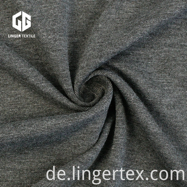 Tr Grey Melange Spandex Roma-Stoff Verwenden Sie Polyester-Viskose-Garn